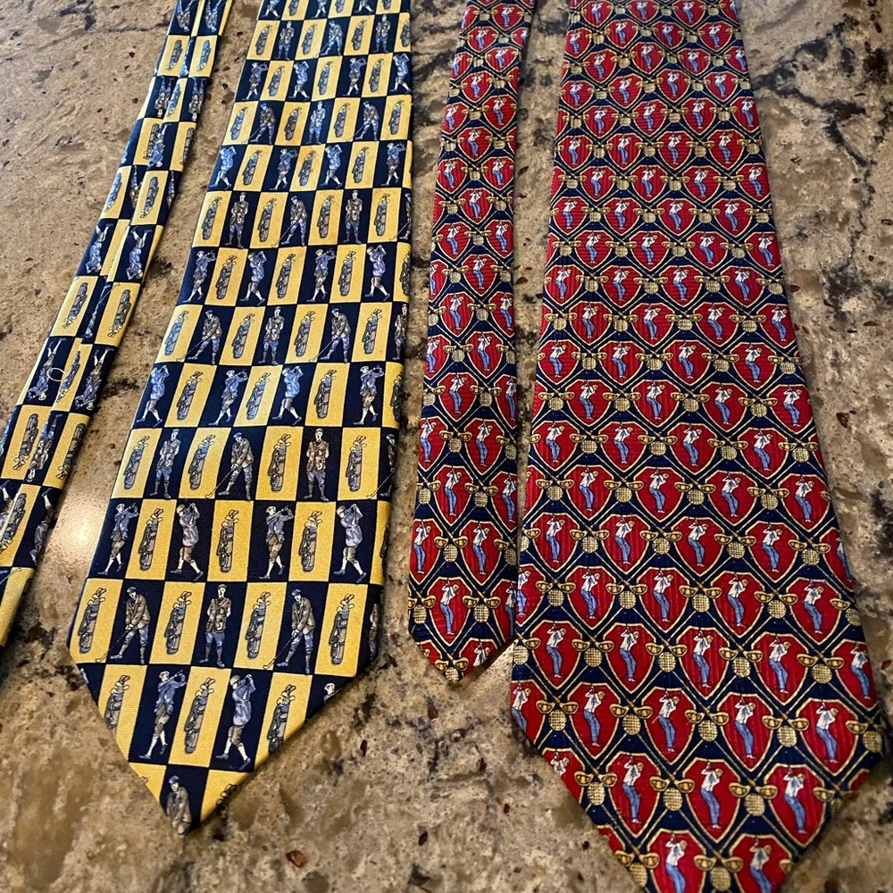 Men’s Silk golfing ties